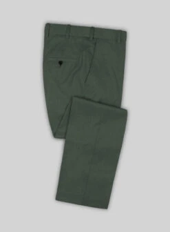 Lanificio Zegna Trofeo Dark Green Wool Pants