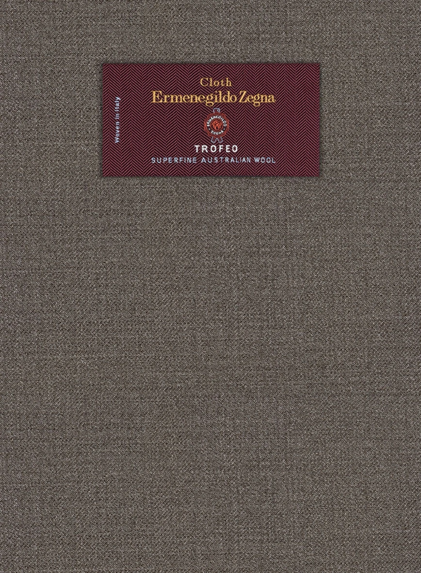 Lanificio Zegna Trofeo Intense Brown Wool Pants 5 Lanificio Zegna Trofeo Intense Brown Wool Pants - Image 3