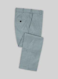 Lanificio Zegna Trofeo Moonstone Blue Wool Pants