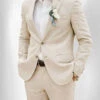 Safari Cotton Linen Suits -Vest Gentleman Shop mens suits summer fashion 4