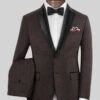Napolean Bob Weave Rust Wool Tuxedo Suit 2 Napolean Bob Weave Rust Wool Tuxedo Suit -Vest Gentleman Shop napoleanbobweaverustwooltuxedosuitlk
