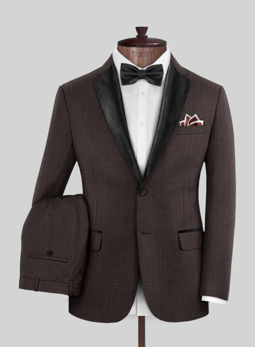 Napolean Bob Weave Rust Wool Tuxedo Suit 3 Napolean Bob Weave Rust Wool Tuxedo Suit