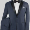 Napolean Highball Blue Wool Tuxedo Suit -Vest Gentleman Shop napoleanhiballblutuxsuitlk