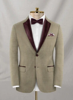 Napolean Infantary Khaki Wool Tuxedo Suit -Vest Gentleman Shop napoleaninfantarykhakiwltuxsuitlk 1 000c34f1 11bf 4fc8 8f2a a8cfd7aa6b70