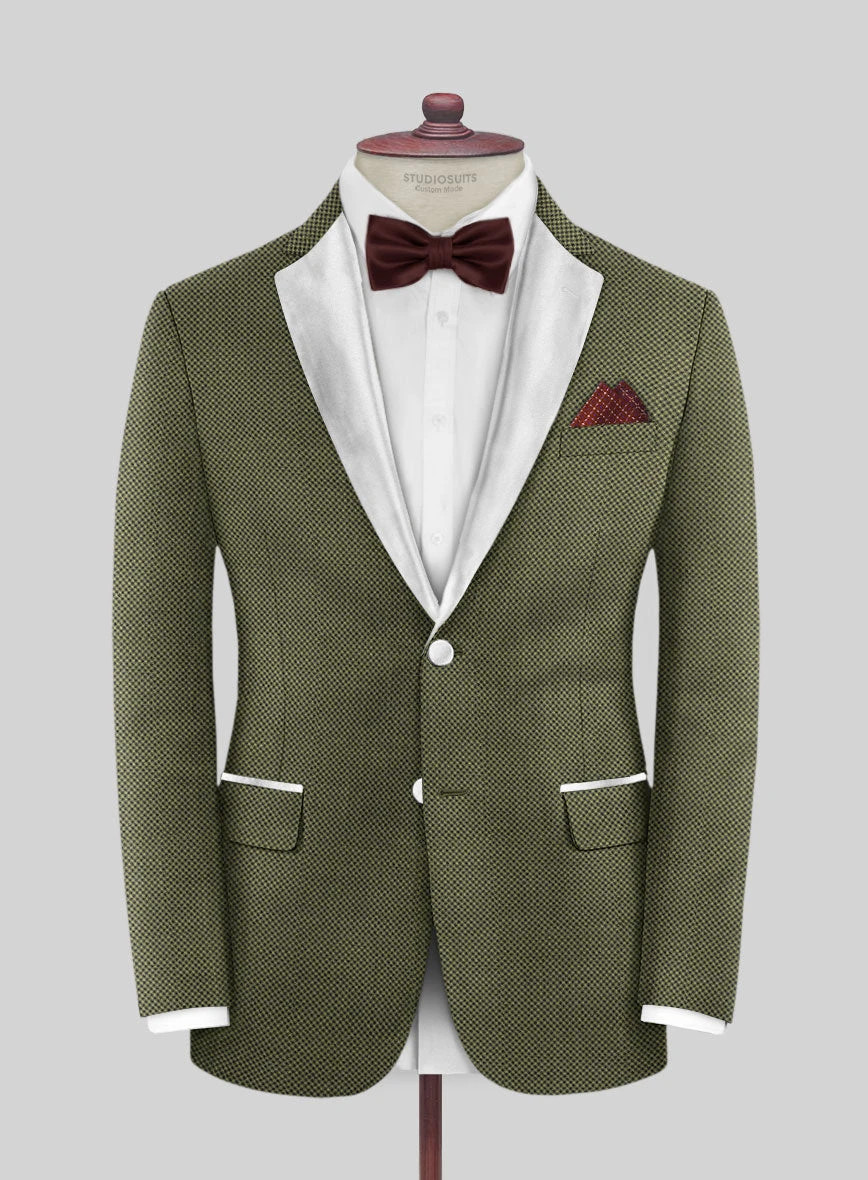 Napolean Limeade Green Wool Tuxedo Suit 5 Napolean Limeade Green Wool Tuxedo Suit - Image 3