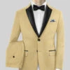 Napolean Old Khaki Wool Tuxedo Suit -Vest Gentleman Shop napoleanoldkhakiwooltuxedosuit