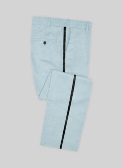 Napolean Stretch Coral Blue Wool Tuxedo Suit -Vest Gentleman Shop napoleanstretchcoralbluwooltuxedosuit 2