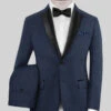 Napolean Stretch Royal Blue Wool Tuxedo Suit 2 Napolean Stretch Royal Blue Wool Tuxedo Suit -Vest Gentleman Shop napoleanstretchroyalbluewooltuxedosuitlk