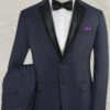 Napolean Navy Blue Wool Tuxedo Suit -Vest Gentleman Shop naponavybluewooltuxsuitlook