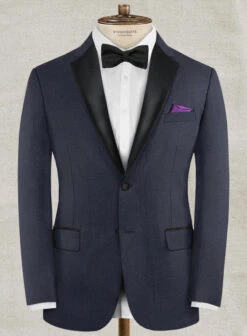 Napolean Navy Blue Wool Tuxedo Suit -Vest Gentleman Shop naponavybluewooltuxsuitlook 1 5835320c 6719 4766 955c bb7f1db869d9