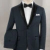 Napolean Stretch Sailor Blue Wool Tuxedo Suit -Vest Gentleman Shop napostrechsailorbluewlsuitlk