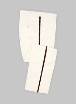 Napolean Stretch Ivory Wool Tuxedo Suit -Vest Gentleman Shop napostretchivorywooltuxedosuitlk 2