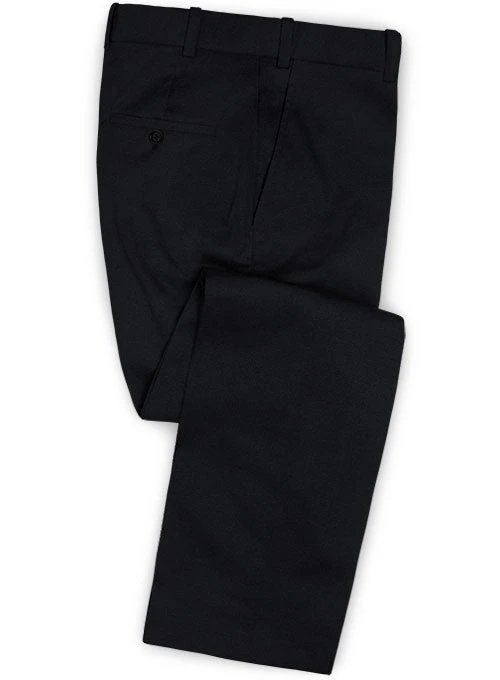 Dark Navy Blue Tailored Chinos 3 Dark Navy Blue Tailored Chinos
