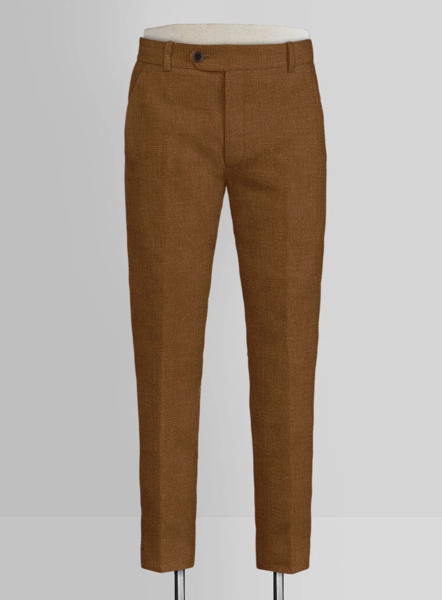 Italian Prato Rust Linen Suit 6 Italian Prato Rust Linen Suit - Image 4