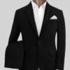 Pure Black Linen Suit -Vest Gentleman Shop pureblacklinensuitlook