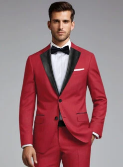 Red Tuxedo Suit -Vest Gentleman Shop redtuxedosuitlook 3