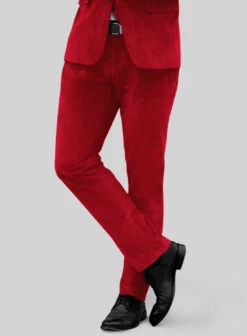 Red Velvet Tuxedo Suit -Vest Gentleman Shop redvelvettuxsuitlok 3