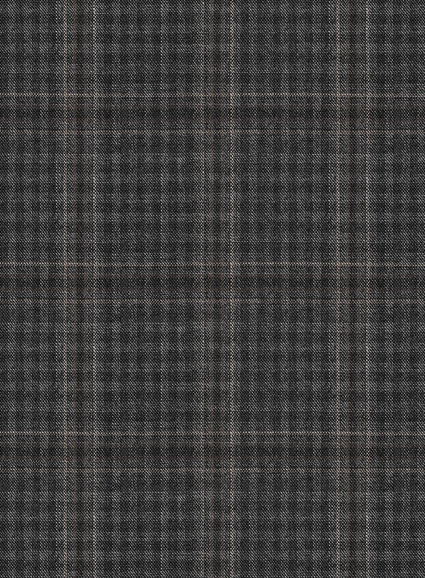 Scabal Azel Black Wool Pants 5 Scabal Azel Black Wool Pants - Image 3