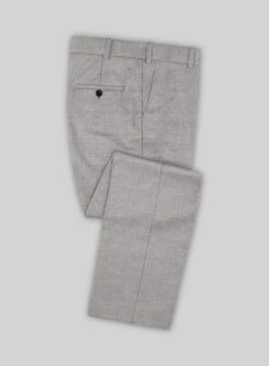 Scabal Cosmopolitan Prince Gray Wool Pants
