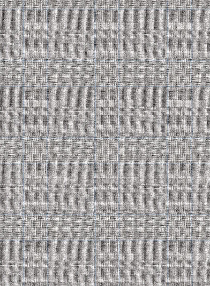 Scabal Cosmopolitan Prince Gray Wool Pants 5 Scabal Cosmopolitan Prince Gray Wool Pants - Image 3