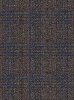 Scabal Mud Brown Wool Pants -Vest Gentleman Shop scabalhybridmudbrwnwoolpntslook 2