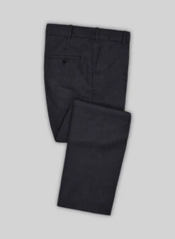 Scabal Rioli Stripe Blue Wool Pants