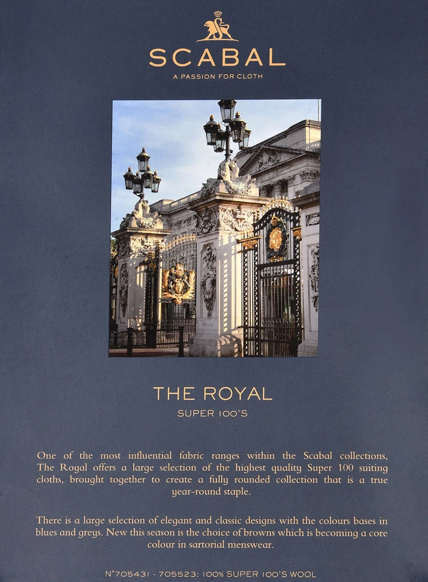 Scabal Mivo Checks Blue Wool Pants 7 Scabal Mivo Checks Blue Wool Pants - Image 5