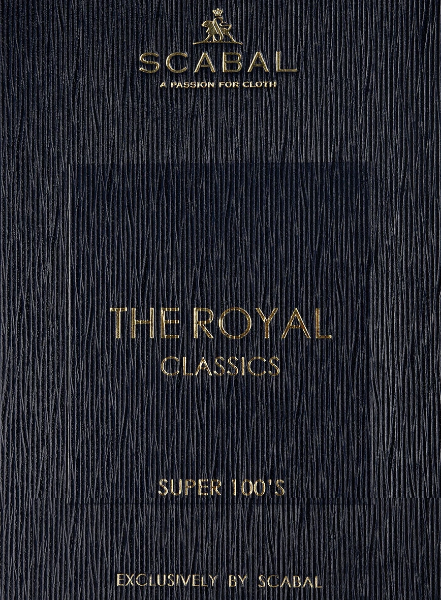 Scabal Mivo Checks Blue Wool Pants 6 Scabal Mivo Checks Blue Wool Pants - Image 4