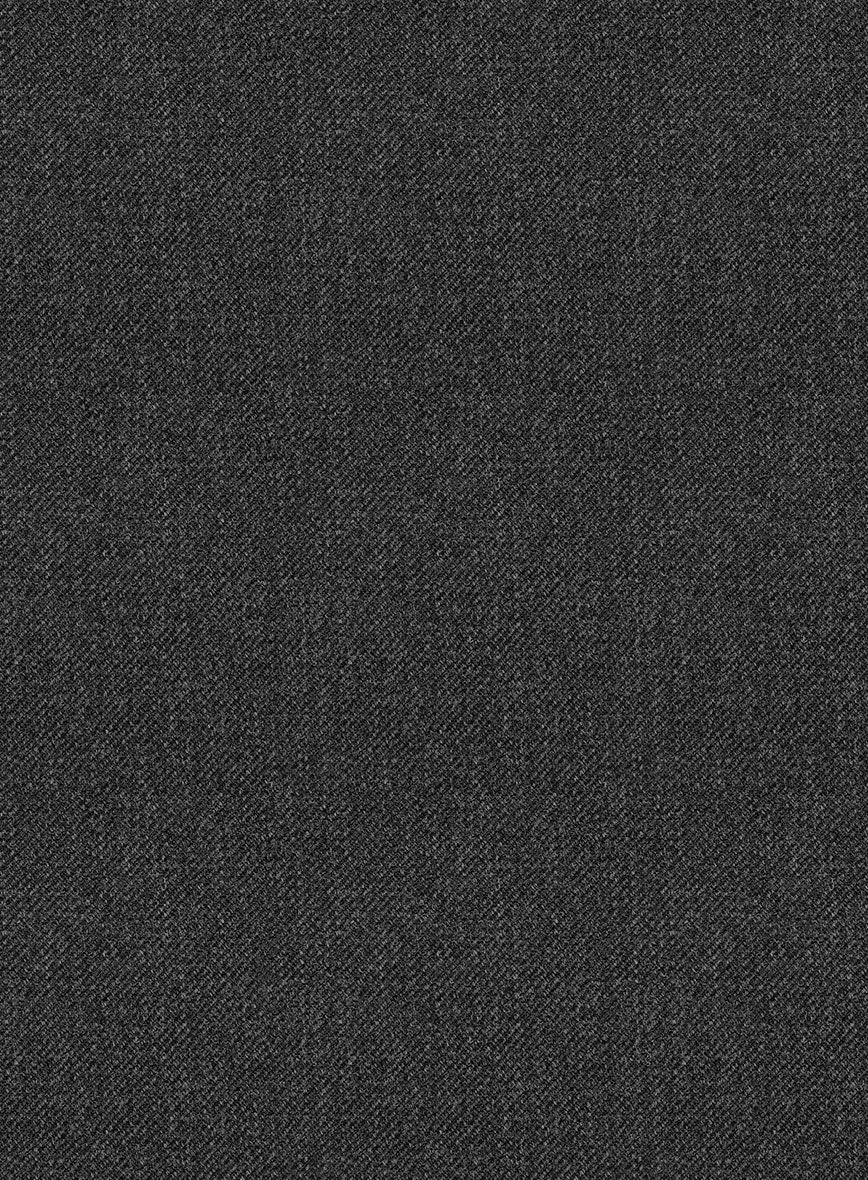 Scabal Tornado Gallo Charcoal Wool Pants 3 Scabal Tornado Gallo Charcoal Wool Pants - Image 2