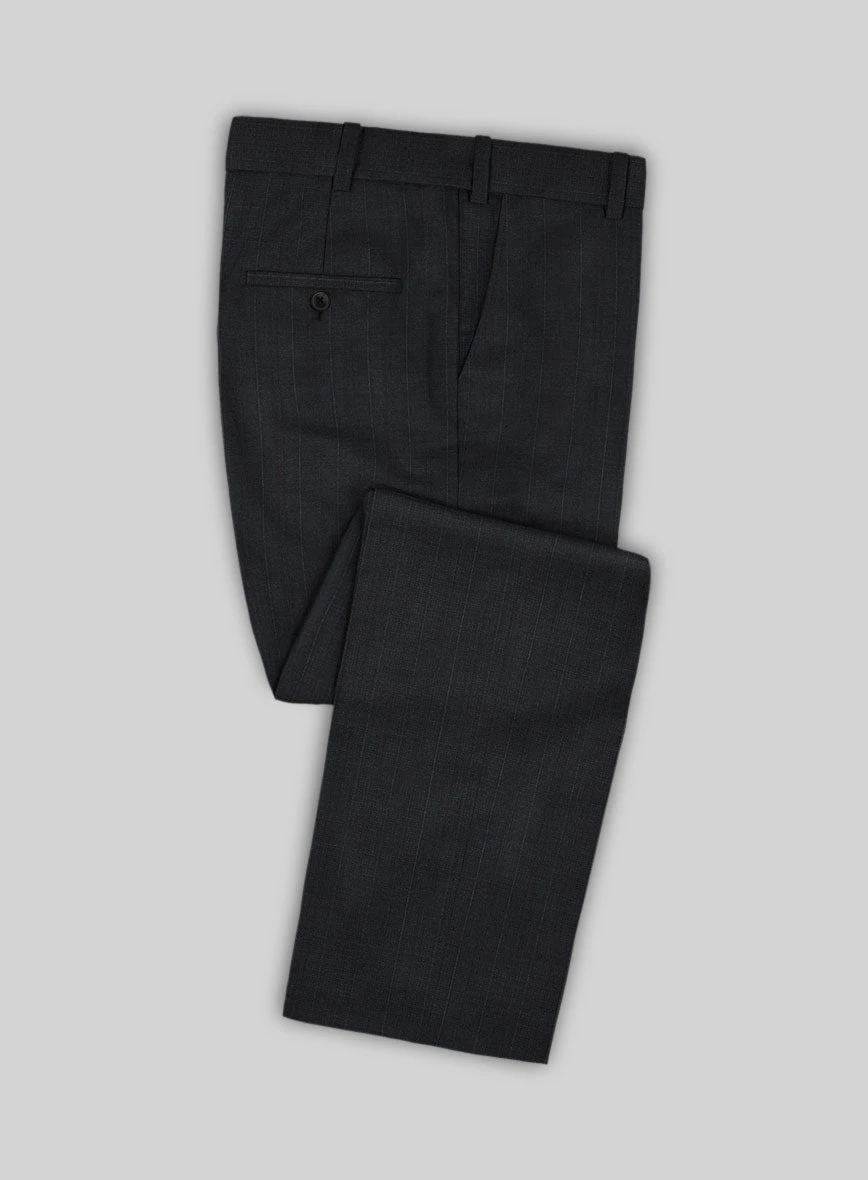 Scabal Cosmopolitan Stripe Gosti Blue Wool Pants 3 Scabal Cosmopolitan Stripe Gosti Blue Wool Pants