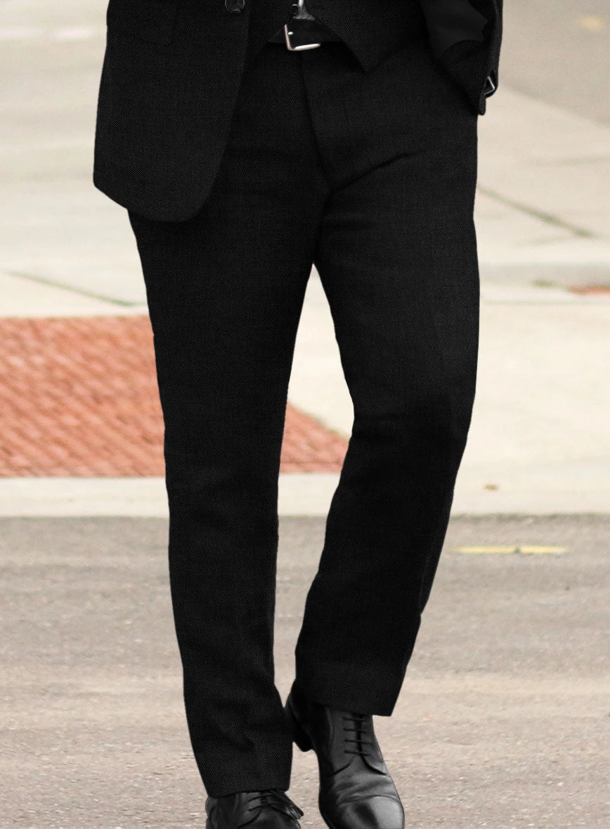 Solbiati Art Du Lin Black Linen Pants 4 Solbiati Art Du Lin Black Linen Pants - Image 2