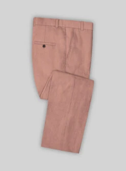 Solbiati Art Du Lin Light Melon Linen Pants