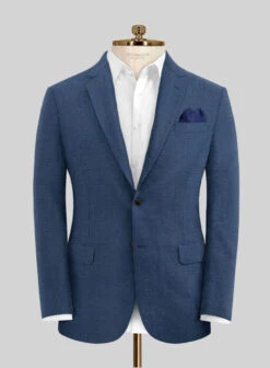 Stone Blue Linen Suit -Vest Gentleman Shop stonebluelinensuitlook 3
