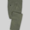 Stretch Summer Olive Green Chino Pants