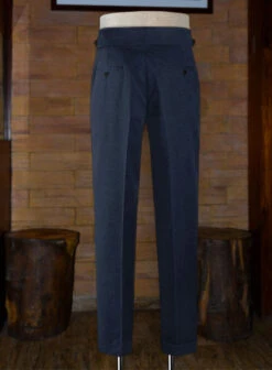 Stretch Summer Royal Blue Chino Gurkha Trousers -Vest Gentleman Shop stresumwtroyalblchinogrukhatrousser 1