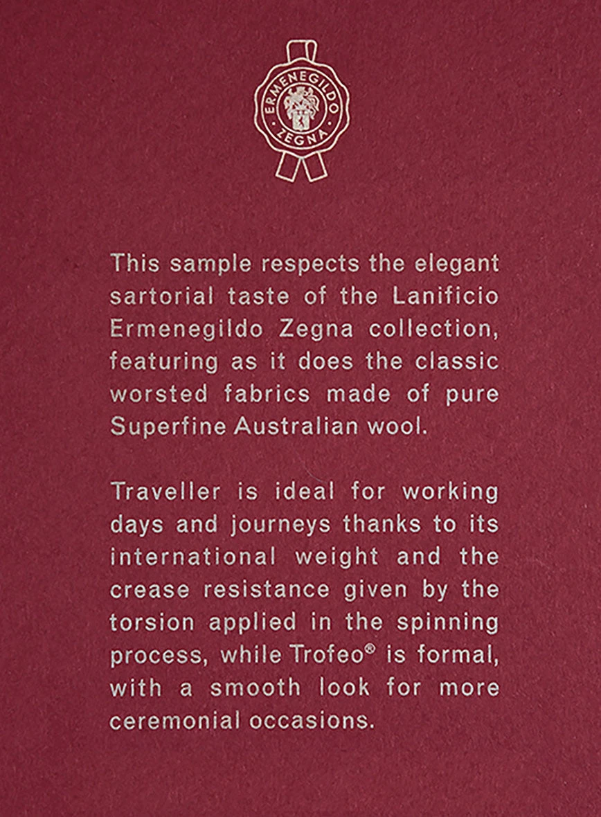 Lanificio Zegna Trofeo Intense Brown Wool Pants 7 Lanificio Zegna Trofeo Intense Brown Wool Pants - Image 5