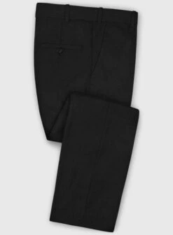 Lanificio Zegna Traveller Black Wool Pants