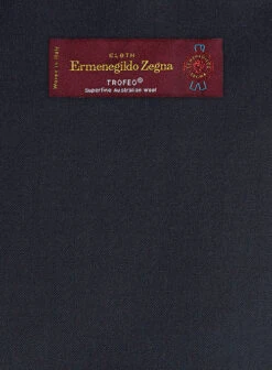 Lanificio Zegna Trofeo Dark Blue Wool Pants -Vest Gentleman Shop zegnatrofeodkbluewoolpantslook 1