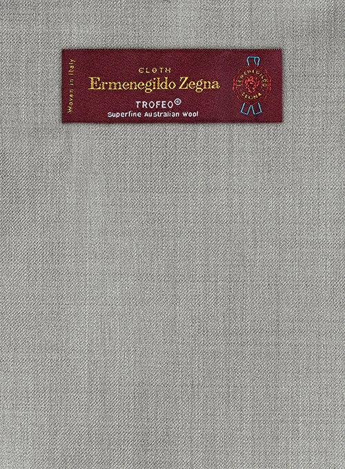 Lanificio Zegna Trofeo Mid Gray Wool Pants 4 Lanificio Zegna Trofeo Mid Gray Wool Pants - Image 2