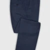 Lanificio Zegna Trofeo Royal Blue Wool Pants -Vest Gentleman Shop zegnatrofeoroyalbluewoolpantslook