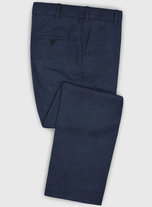 Lanificio Zegna Trofeo Royal Blue Wool Pants 3 Lanificio Zegna Trofeo Royal Blue Wool Pants